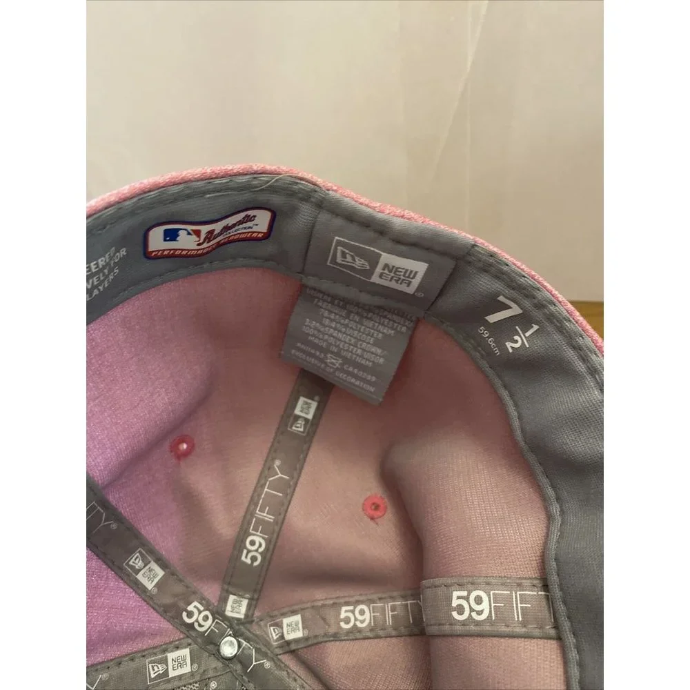 Pink and Black CR Logo Baseball Cap